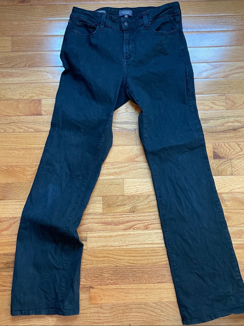 NYDJ Women’s Black Bootcut Jeans - Classic Five-Pocket Style